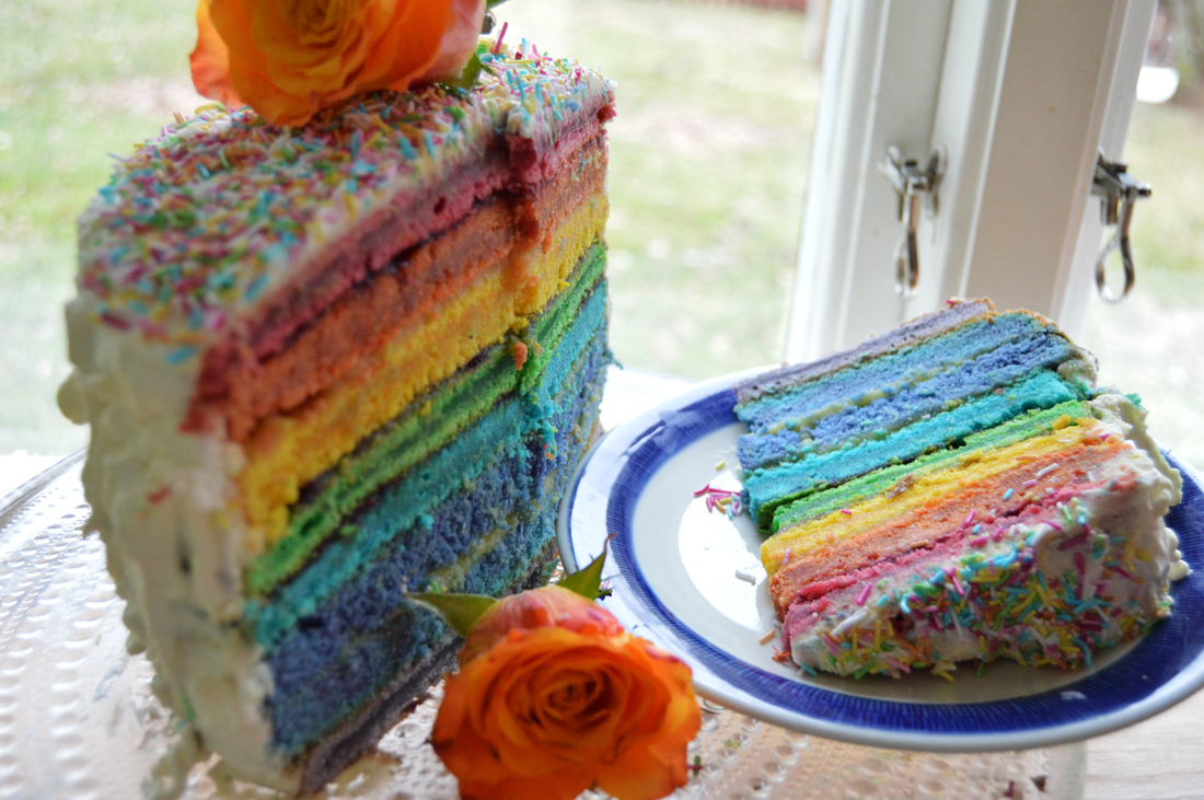 rainbow-cake